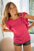 Waffle Knit Tee