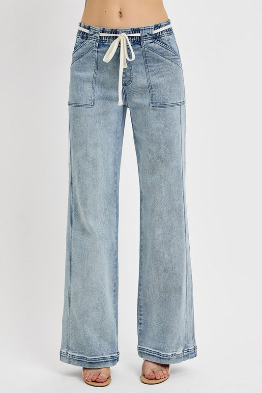 Risen Tie-Waste Straight Leg